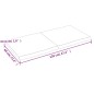 vidaXL Tischplatte 120x60x4 cm Massivholz Eiche Unbehandelt Baumkante vidaXL Tischplatte 120x60x4 cm Massivholz Eiche Unbehandelt Baumkante
