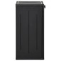 vidaXL Gartenschrank Schwarz 65x45x88 cm PP Rattan-Optik vidaXL Gartenschrank Schwarz 65x45x88 cm PP Rattan-Optik