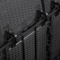 vidaXL Garten-Aufbewahrungsbox 270 L Schwarz PP Rattan vidaXL Garten-Aufbewahrungsbox 270 L Schwarz PP Rattan