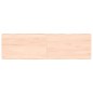 vidaXL Tischplatte 140x40x4 cm Massivholz Eiche Unbehandelt Baumkante vidaXL Tischplatte 140x40x4 cm Massivholz Eiche Unbehandelt Baumkante