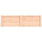 vidaXL Tischplatte 140x40x4 cm Massivholz Eiche Unbehandelt Baumkante vidaXL Tischplatte 140x40x4 cm Massivholz Eiche Unbehandelt Baumkante