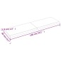 vidaXL Tischplatte 140x40x4 cm Massivholz Eiche Unbehandelt Baumkante vidaXL Tischplatte 140x40x4 cm Massivholz Eiche Unbehandelt Baumkante