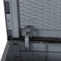 vidaXL Gartentruhe Grau PP Rattan 90 L vidaXL Gartentruhe Grau PP Rattan 90 L