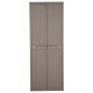 vidaXL Gartenschrank Braun 65x45x172 cm PP Holz-Optik vidaXL Gartenschrank Braun 65x45x172 cm PP Holz-Optik