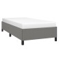 vidaXL Bettgestell ohne Matratze Dunkelgrau 90x190 cm Stoff vidaXL Bettgestell ohne Matratze Dunkelgrau 90x190 cm Stoff