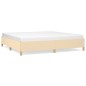 Bettgestell Creme 200x200 cm Stoff Bettgestell Creme 200x200 cm Stoff
