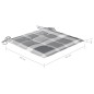vidaXL Klappbare Gartenstühle 6 Stk. mit Kissen Massivholz Akazie vidaXL Klappbare Gartenstühle 6 Stk. mit Kissen Massivholz Akazie