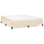 Bettgestell Creme 180×200 cm Stoff Bettgestell Creme 180×200 cm Stoff