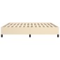Bettgestell Creme 180×200 cm Stoff Bettgestell Creme 180×200 cm Stoff