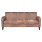 vidaXL Sofa-Set 2-tlg. Kunstleder in Wildleder-Optik Braun vidaXL Sofa-Set 2-tlg. Kunstleder in Wildleder-Optik Braun