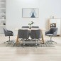 vidaXL Esszimmerstühle Drehbar 6 Stk. Hellgrau Stoff vidaXL Esszimmerstühle Drehbar 6 Stk. Hellgrau Stoff