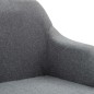 vidaXL Esszimmerstühle Drehbar 6 Stk. Hellgrau Stoff vidaXL Esszimmerstühle Drehbar 6 Stk. Hellgrau Stoff
