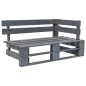 vidaXL Outdoor-Sofa Paletten mit Kissen in Sandfarben Kiefernholz vidaXL Outdoor-Sofa Paletten mit Kissen in Sandfarben Kiefernholz