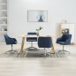 vidaXL Esszimmerstühle Drehbar 4 Stk. Blau Stoff vidaXL Esszimmerstühle Drehbar 4 Stk. Blau Stoff