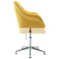 vidaXL Esszimmerstühle Drehbar 6 Stk. Gelb Stoff vidaXL Esszimmerstühle Drehbar 6 Stk. Gelb Stoff