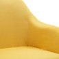 vidaXL Esszimmerstühle Drehbar 6 Stk. Gelb Stoff vidaXL Esszimmerstühle Drehbar 6 Stk. Gelb Stoff