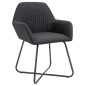 vidaXL Esszimmerstühle 4 Stk. Schwarz Stoff vidaXL Esszimmerstühle 4 Stk. Schwarz Stoff