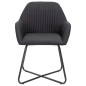 vidaXL Esszimmerstühle 4 Stk. Schwarz Stoff vidaXL Esszimmerstühle 4 Stk. Schwarz Stoff