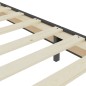 vidaXL Boxspringbett Dunkelgrau Stoff 140x200 cm vidaXL Boxspringbett Dunkelgrau Stoff 140x200 cm