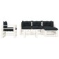 vidaXL 6-tlg. Garten-Lounge-Set Paletten mit Anthrazit-Kissen Holz vidaXL 6-tlg. Garten-Lounge-Set Paletten mit Anthrazit-Kissen Holz