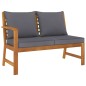 vidaXL 4-tlg. Garten-Lounge-Set mit Auflagen Massivholz Akazie vidaXL 4-tlg. Garten-Lounge-Set mit Auflagen Massivholz Akazie
