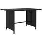 vidaXL 9-tlg. Garten-Lounge-Set mit Kissen Poly Rattan Schwarz vidaXL 9-tlg. Garten-Lounge-Set mit Kissen Poly Rattan Schwarz