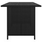 vidaXL 9-tlg. Garten-Lounge-Set mit Kissen Poly Rattan Schwarz vidaXL 9-tlg. Garten-Lounge-Set mit Kissen Poly Rattan Schwarz