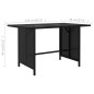 vidaXL 9-tlg. Garten-Lounge-Set mit Kissen Poly Rattan Schwarz vidaXL 9-tlg. Garten-Lounge-Set mit Kissen Poly Rattan Schwarz