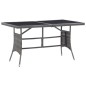vidaXL 7-tlg. Garten-Essgruppe Poly Rattan Anthrazit und Grau vidaXL 7-tlg. Garten-Essgruppe Poly Rattan Anthrazit und Grau