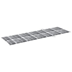 vidaXL Sonnenliege mit Auflage Akazie Massivholz 