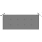 vidaXL Gartenbank mit Auflage 120 cm Bambus vidaXL Gartenbank mit Auflage 120 cm Bambus