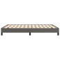vidaXL Bettgestell Grau 140x200 cm Kunstleder vidaXL Bettgestell Grau 140x200 cm Kunstleder