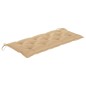 vidaXL Gartenbank mit Auflage 120 cm Bambus vidaXL Gartenbank mit Auflage 120 cm Bambus