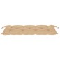 vidaXL Gartenbank mit Auflage 120 cm Bambus vidaXL Gartenbank mit Auflage 120 cm Bambus