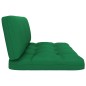 vidaXL 4-tlg. Paletten-Lounge-Set Schwarz Imprägniertes Kiefernholz vidaXL 4-tlg. Paletten-Lounge-Set Schwarz Imprägniertes Kiefernholz