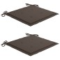 vidaXL 3-tlg. Garten-Essgruppe mit Kissen Klappbar Massivholz Teak vidaXL 3-tlg. Garten-Essgruppe mit Kissen Klappbar Massivholz Teak