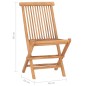 vidaXL 3-tlg. Garten-Essgruppe mit Kissen Klappbar Massivholz Teak vidaXL 3-tlg. Garten-Essgruppe mit Kissen Klappbar Massivholz Teak