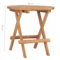 vidaXL 3-tlg. Garten-Essgruppe mit Kissen Klappbar Massivholz Teak vidaXL 3-tlg. Garten-Essgruppe mit Kissen Klappbar Massivholz Teak