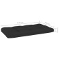 vidaXL Outdoor-Mittelsofa Paletten Imprägniertes Kiefernholz Grau vidaXL Outdoor-Mittelsofa Paletten Imprägniertes Kiefernholz Grau