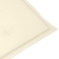 vidaXL Liegestuhl mit Fußstütze und Auflage Massivholz Akazie vidaXL Liegestuhl mit Fußstütze und Auflage Massivholz Akazie
