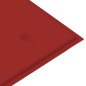 vidaXL Gartenbank mit Auflage 120 cm Massivholz Akazie vidaXL Gartenbank mit Auflage 120 cm Massivholz Akazie