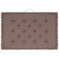 vidaXL Palettenkissen 3-tlg. Taupe Baumwolle vidaXL Palettenkissen 3-tlg. Taupe Baumwolle