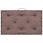 vidaXL Palettenkissen 3-tlg. Taupe Baumwolle vidaXL Palettenkissen 3-tlg. Taupe Baumwolle