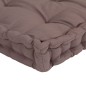 vidaXL Palettenkissen 3-tlg. Taupe Baumwolle vidaXL Palettenkissen 3-tlg. Taupe Baumwolle