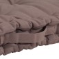 vidaXL Palettenkissen 3-tlg. Taupe Baumwolle vidaXL Palettenkissen 3-tlg. Taupe Baumwolle