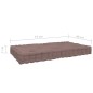 vidaXL Palettenkissen 3-tlg. Taupe Baumwolle vidaXL Palettenkissen 3-tlg. Taupe Baumwolle