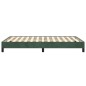 Bettgestell Dunkelgrün 120x200 cm Samt Bettgestell Dunkelgrün 120x200 cm Samt