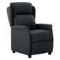 vidaXL Relaxsessel Elektrisch Dunkelgrau Stoff vidaXL Relaxsessel Elektrisch Dunkelgrau Stoff