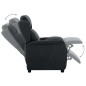 vidaXL Relaxsessel Elektrisch Dunkelgrau Stoff vidaXL Relaxsessel Elektrisch Dunkelgrau Stoff