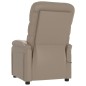 vidaXL Relaxsessel Elektrisch Cappuccino-Braun Kunstleder vidaXL Relaxsessel Elektrisch Cappuccino-Braun Kunstleder